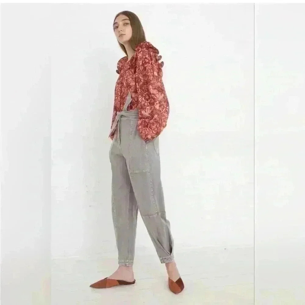ulla johnson storm jeans in grey size 4
